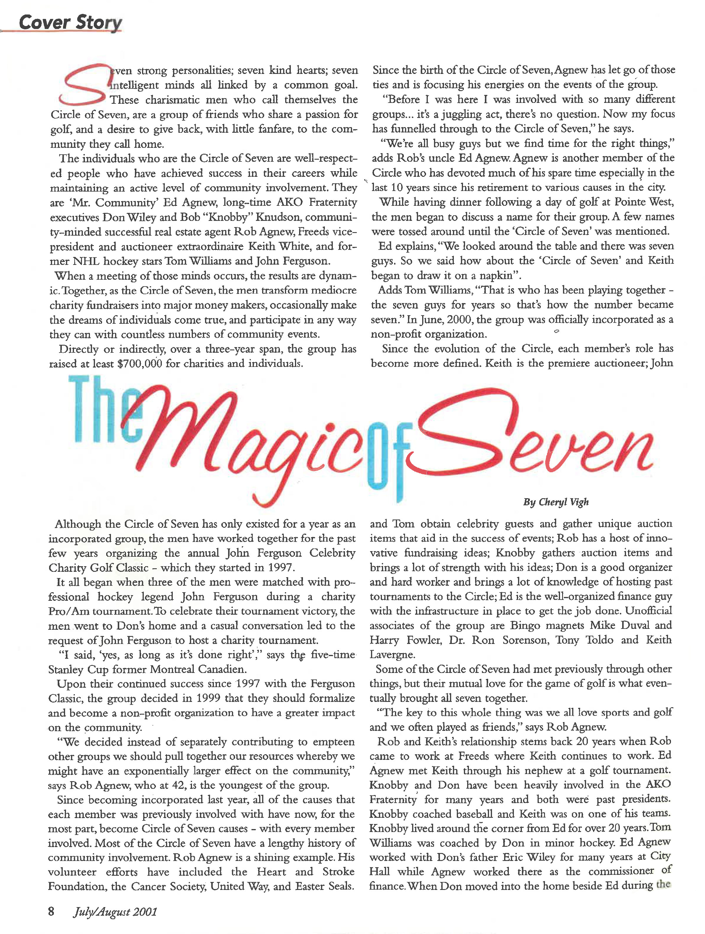 The magic of Seven article Into