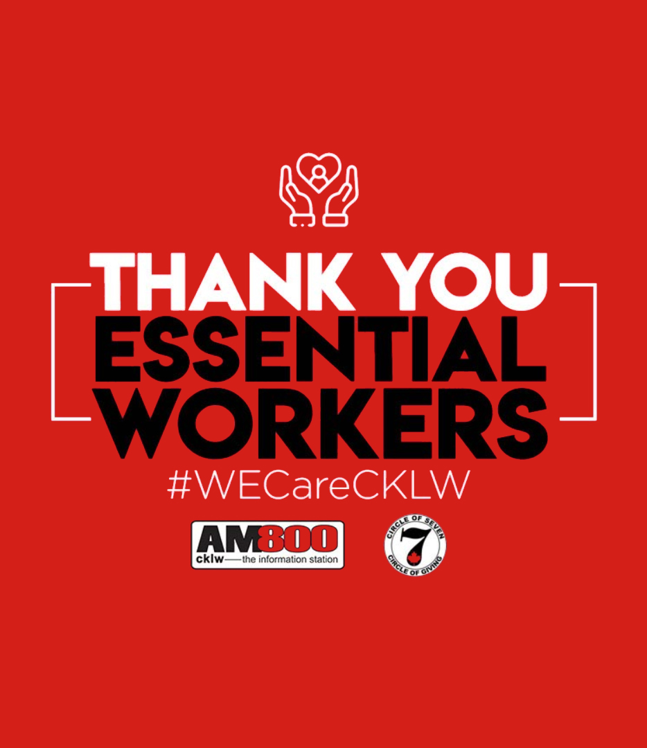 Thank you Essential Workers #WECareCKLW
